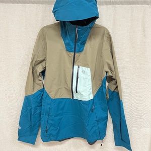 Mountain Hardwear Gore-Tex Paclite Stretch Pullover Rain Jacket (Medium)